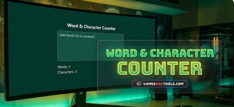 Word and Character Counter